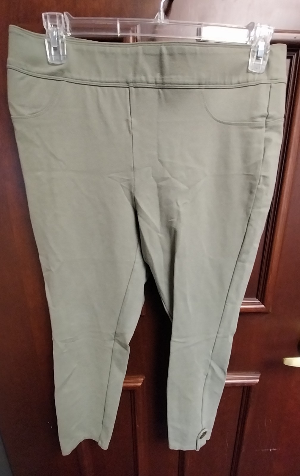 Slim Factor: Womens Sage Crop Pants, Size 1X, Excellent