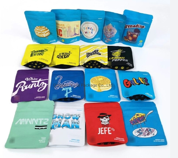 100 Pack Mylar Bag 3x4 in. Cookies | Food Grade Resealable Snack Storage, Varity