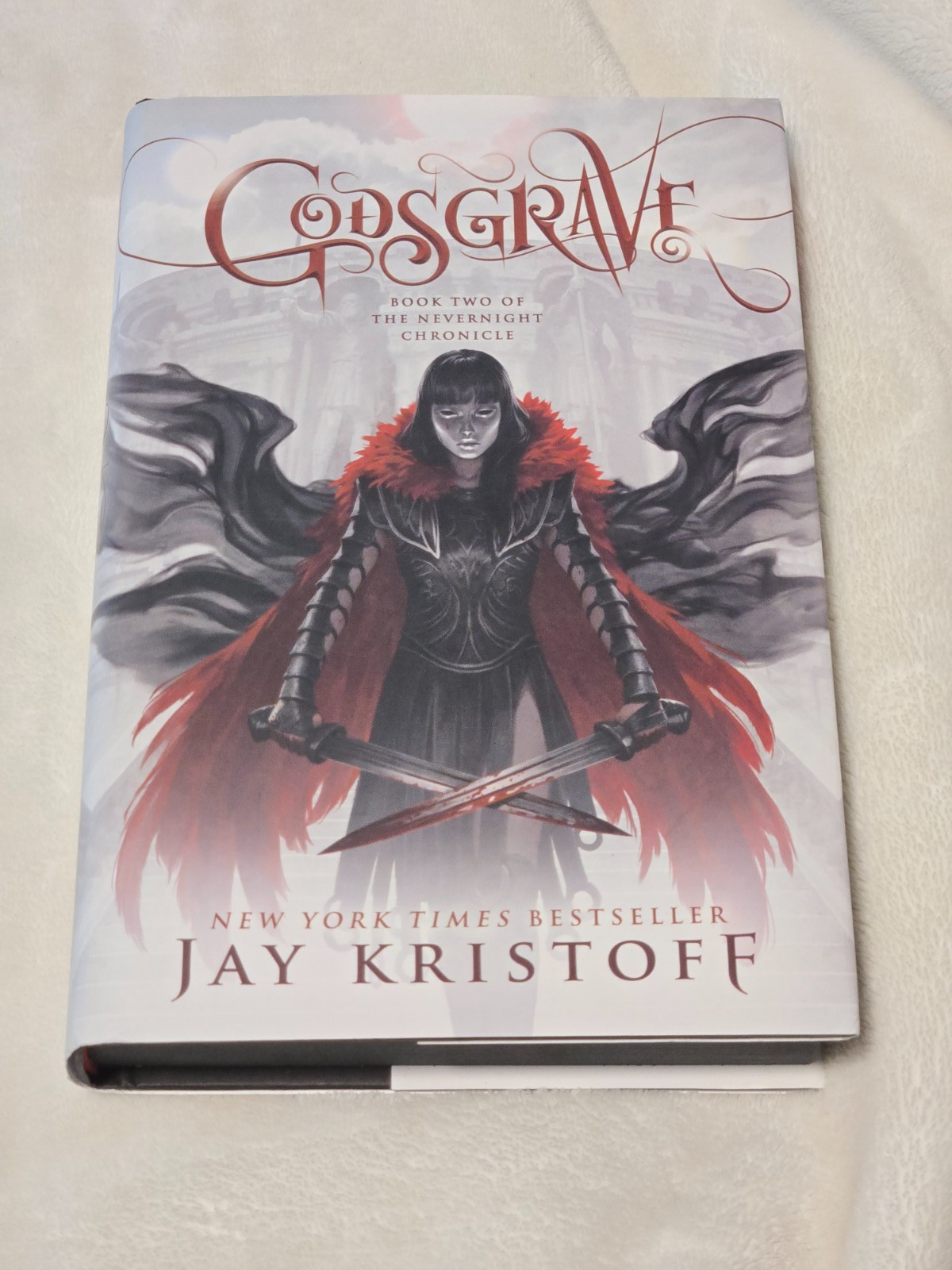 Godsgrave Jay Kristoff SIGNED Nevernight Chronicles 1st Edition HC SPRAYED EDGES