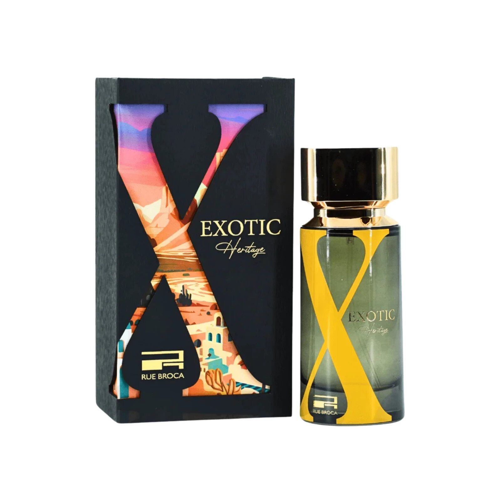 Rue Broca Exotic Heritage Eau De Parfum Spray 3.4 oz Men New Rue Broca Exotic Heritage Eau De Parfum Spray 3.4 oz Men New