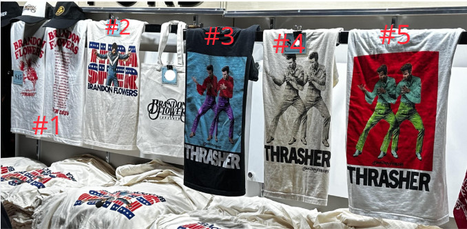 Brandon Flowers Shirt Thrasher Tour 2026 Concert Merch Reprint Brandon Flowers Shirt Thrasher Tour 2026 Concert Merch Reprint