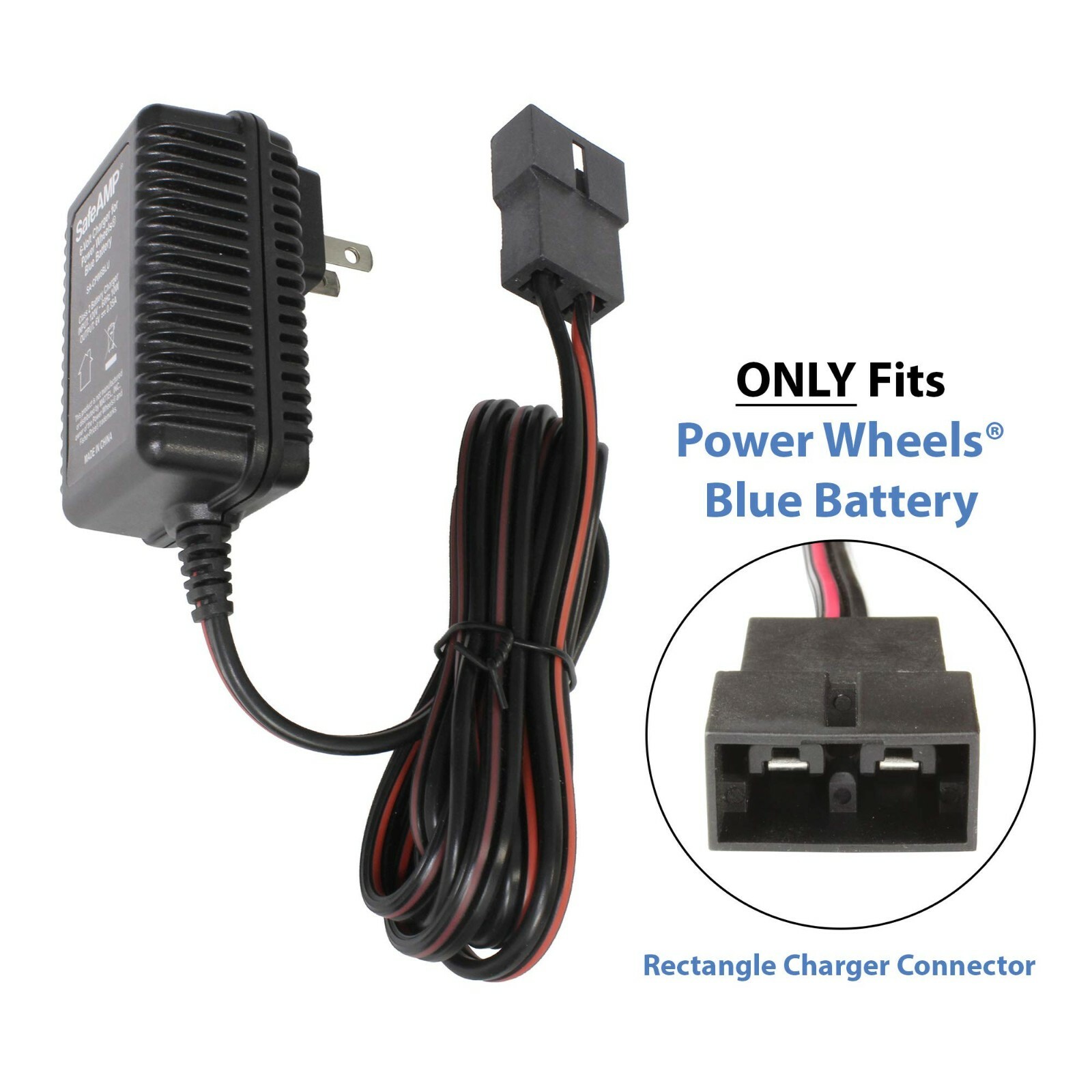 6-Volt UL Listed Charger for Fisher-Price Power Wheels Toddler Blue Battery 6-Volt UL Listed Charger for Fisher-Price Power Wheels Toddler Blue Battery