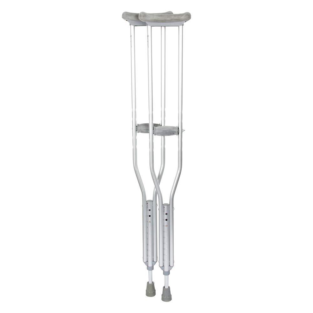 Aluminum Crutches, Adult M, 5\' 2\