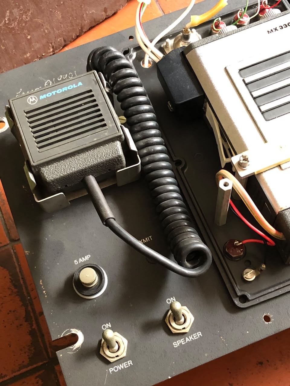 Vintage Mountain Top Rack-Mountable Repeater Using Motorola MX330