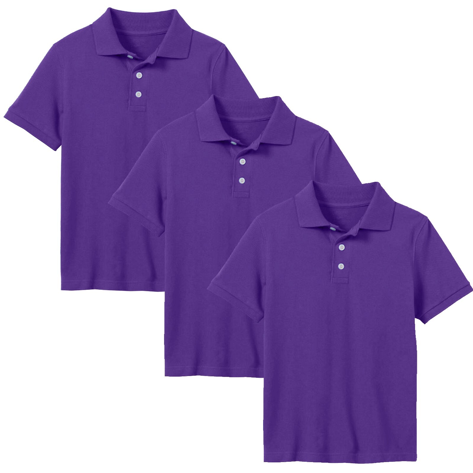 3 Pack School Uniform Polo for Boys Choose Shirts Color - Sizes 4-20 NWT 3 Pack School Uniform Polo for Boys Choose Shirts Color - Sizes 4-20 NWT