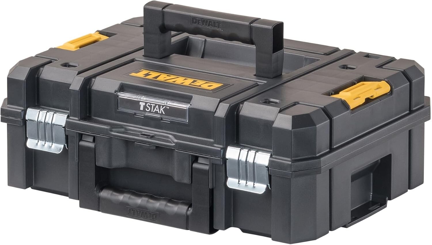 DEWALT TSTAK II Tool Box, Flat Top Tool Storage Case, Organizer Box Holds up to DEWALT TSTAK II Tool Box, Flat Top Tool Storage Case, Organizer Box Holds up to
