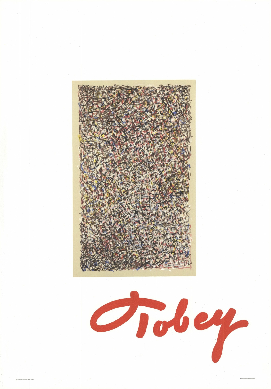 MARK TOBEY Stained Glass 28\