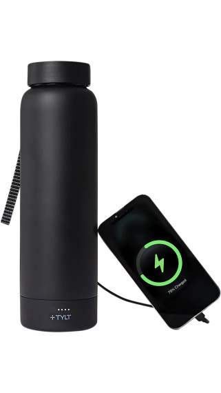 TYLT Power Bottle 2.0 24oz w/5700mAh Wireless Power Bank TYLT Power Bottle 2.0 24oz w/5700mAh Wireless Power Bank