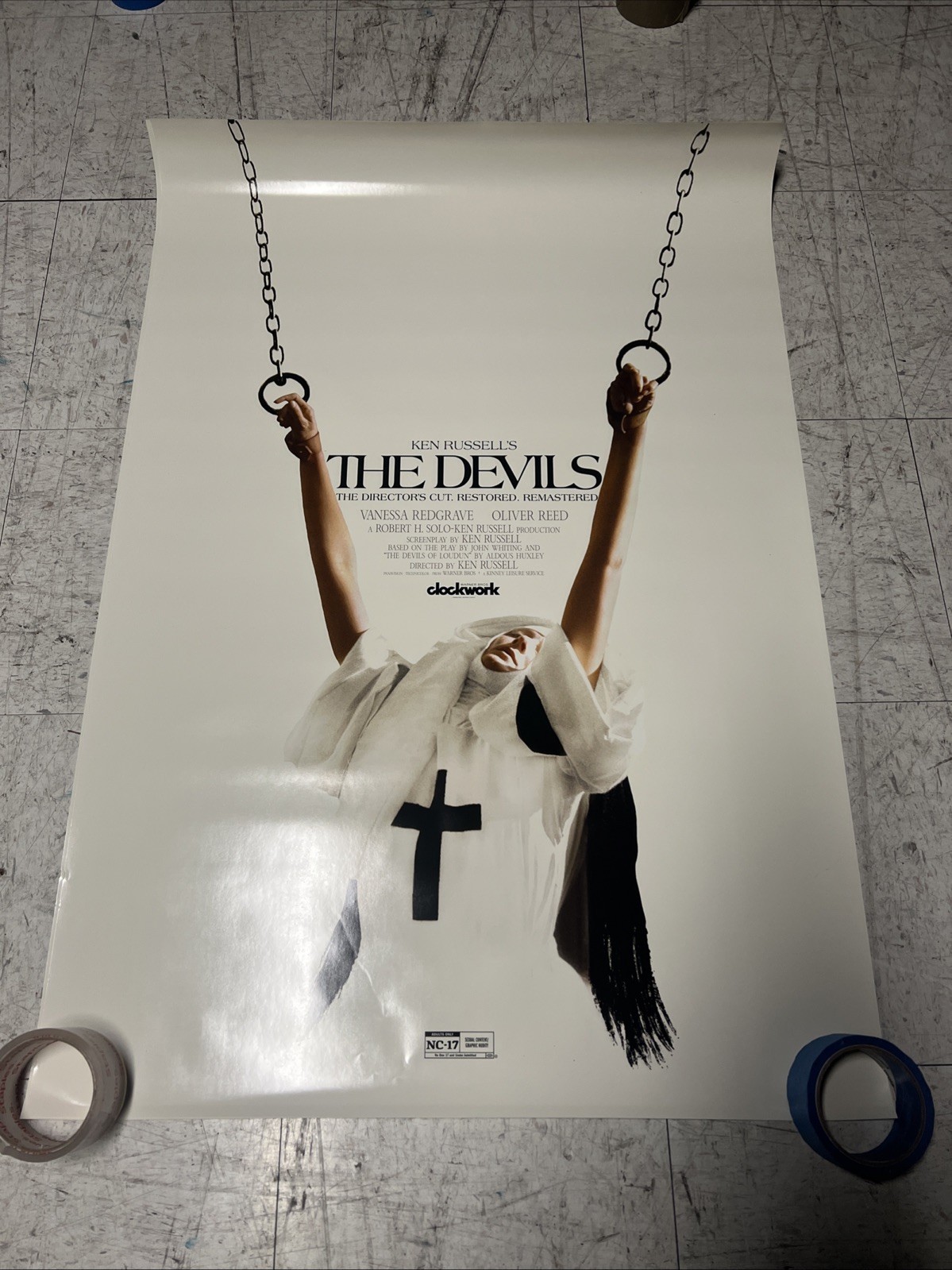 Ken Russell’s The Devils/Directors Cut/Restored Remastered/Authentic Film Poster Ken Russell’s The Devils/Directors Cut/Restored Remastered/Authentic Film Poster