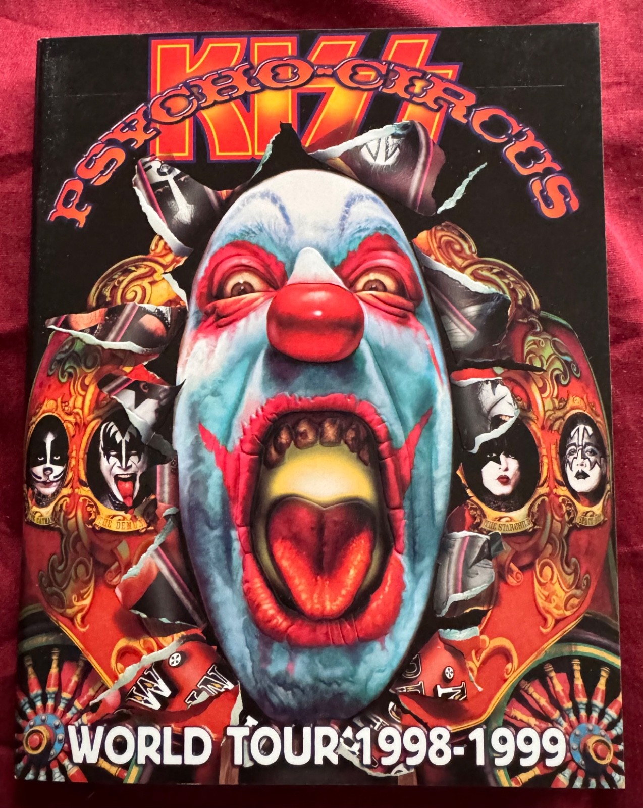 KISS Psycho Circus Tour book pocket size