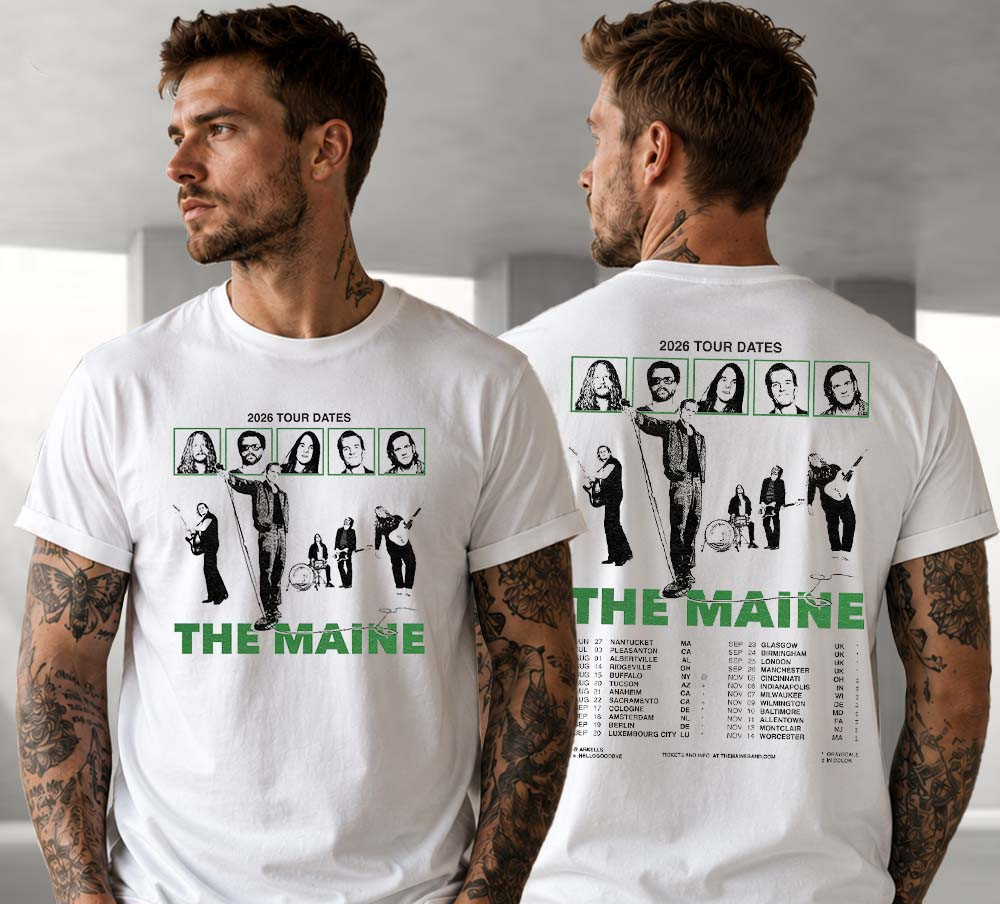 The Maine Tour North America And Europe Summer Fall 2026 T-shirt BT2621