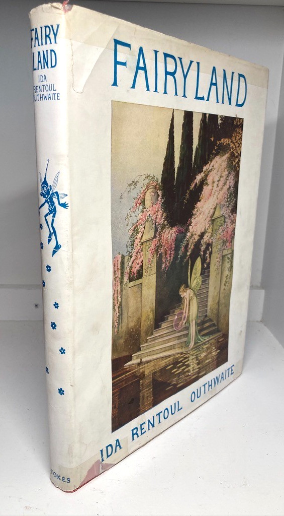 1929 FAIRYLAND Ida Rentoul Outhwaite 1st US Ed SCARCE DUST JACKET Fairy Art