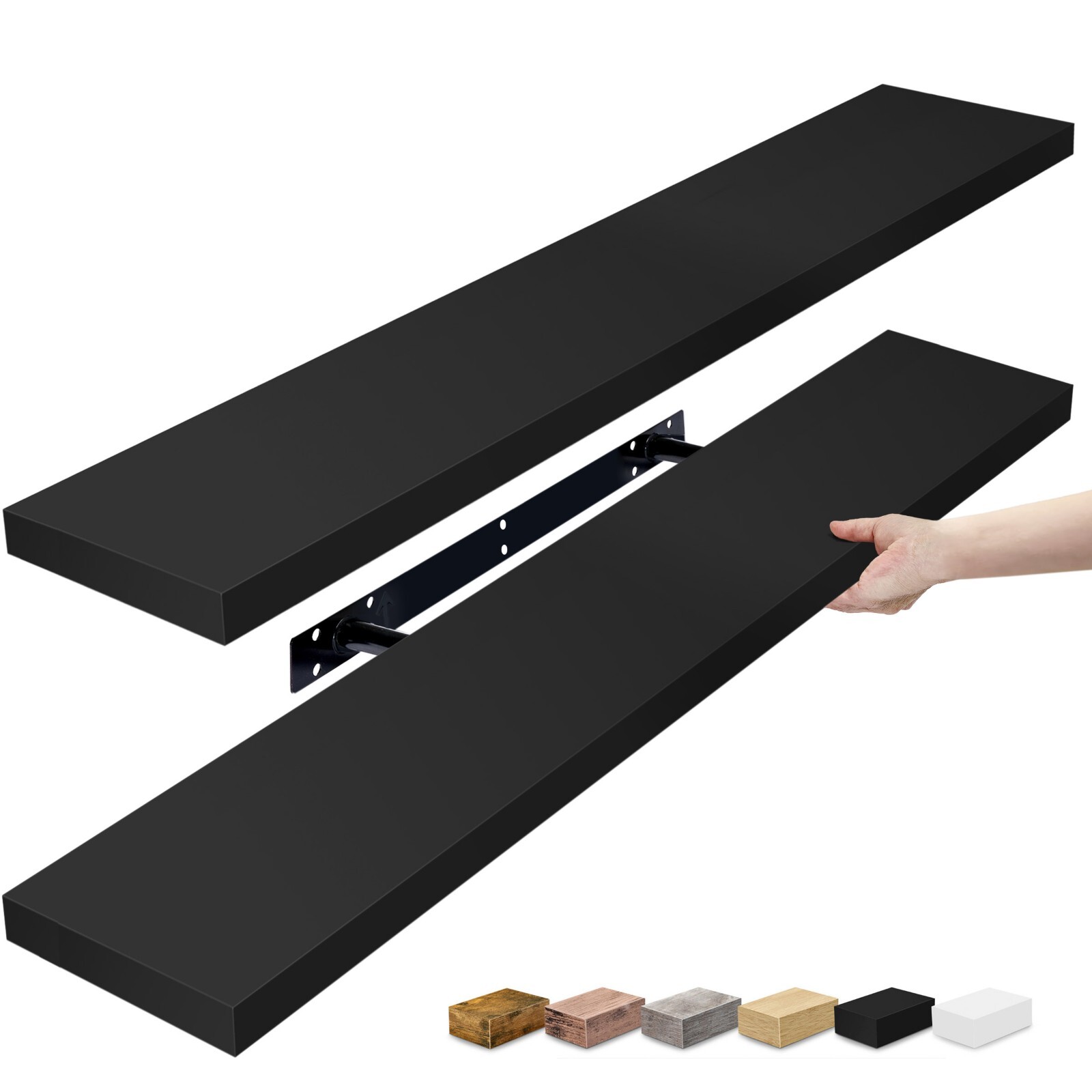 Sorbus Floating Shelves for Wall, 2 Pack (35 Inch) Long Wall-Mounted Shelves Sorbus Floating Shelves for Wall, 2 Pack (35 Inch) Long Wall-Mounted Shelves