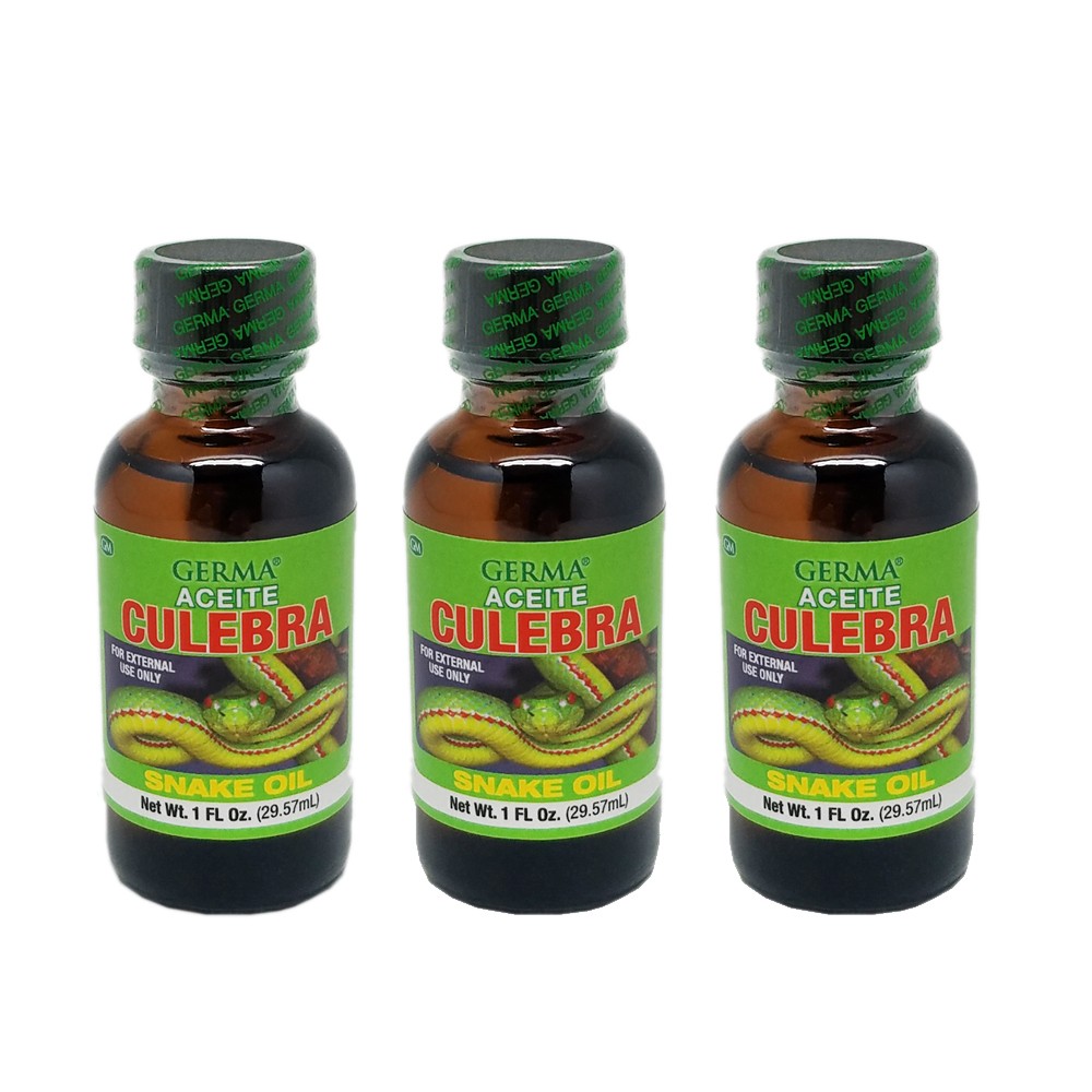 Germa Snake Oil. Skin Moisturizer. Anti Inflammation. Heal Aid. 1 oz. Pack of 3