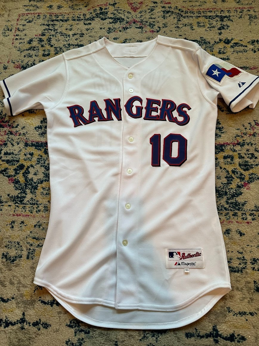 NWOT Official Texas Rangers Jersey - Michael Young (#10) NWOT Official Texas Rangers Jersey - Michael Young (#10)