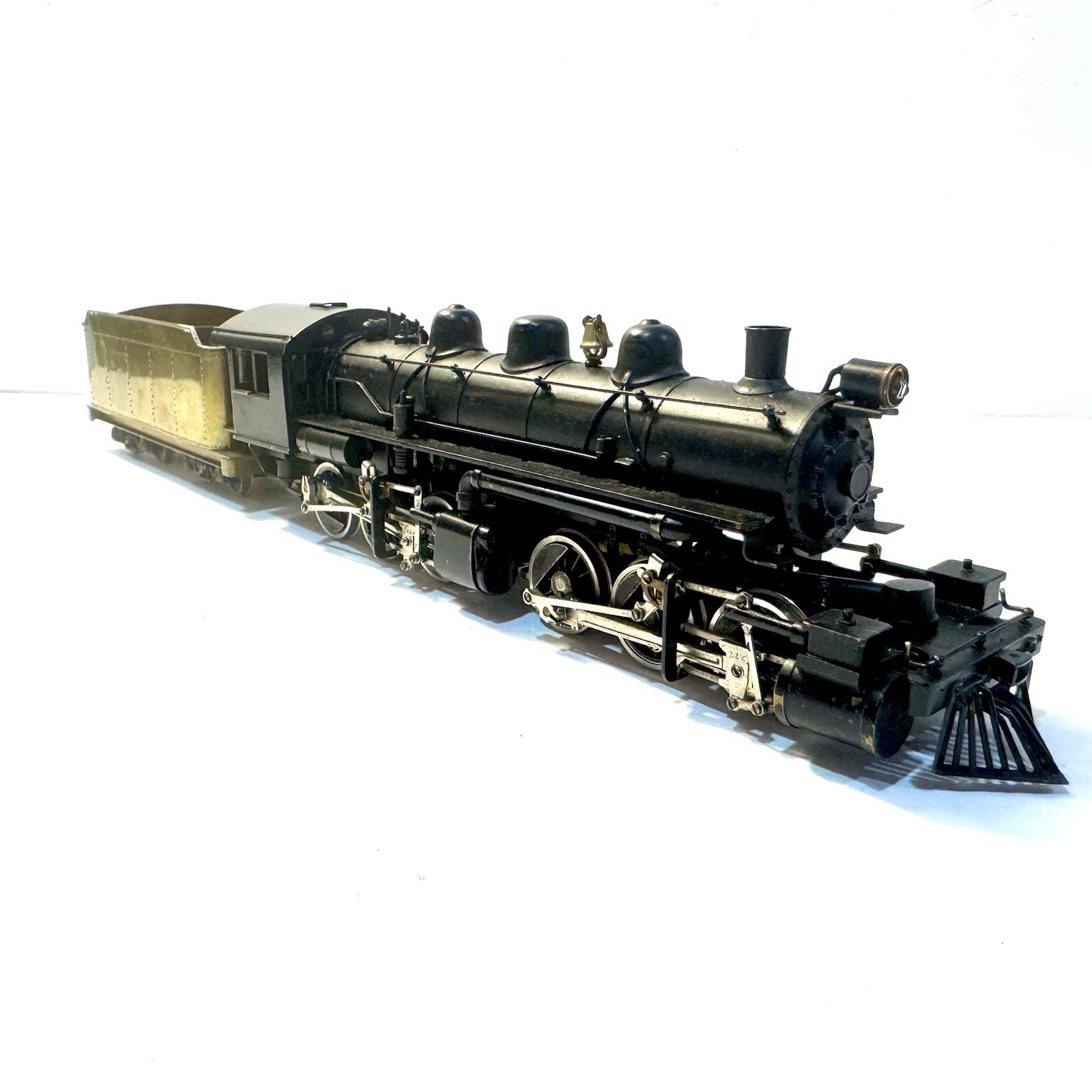 HO BRASS 0-6-6-0 STEAM LOCO ARTICULATED PAINTED VINTAGE NON-MATCHING TENDER