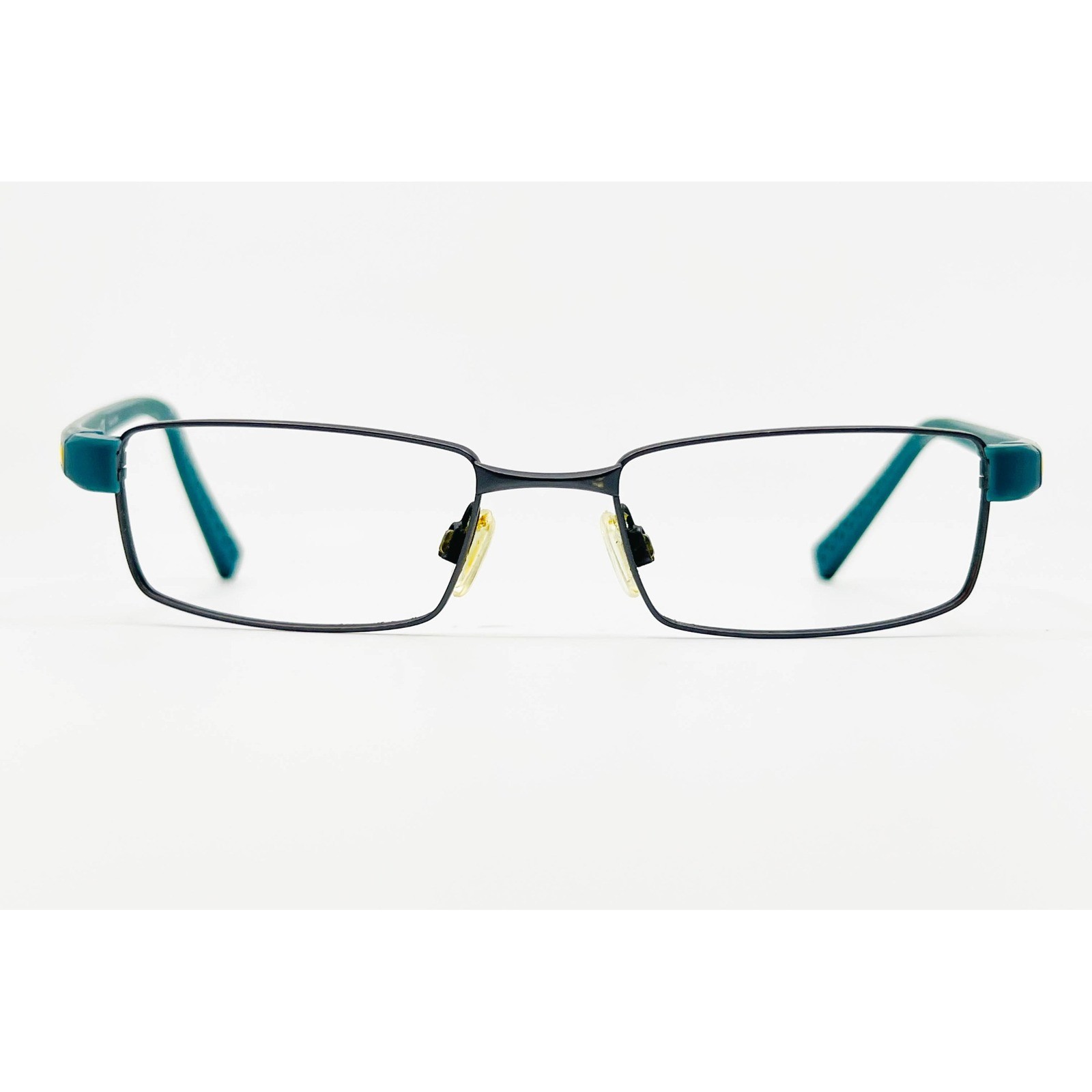 Nike Eyeglasses Frames Mens Teal Blue Rectangular 8162 060 140 53-17-140