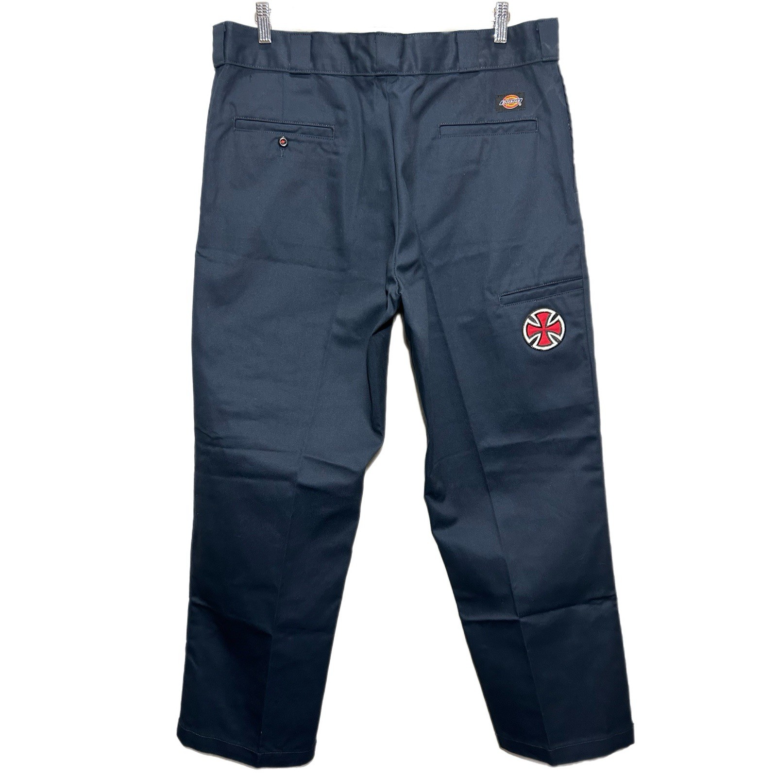 NEW Dickies x Independent Truck Skateboarding Thrasher Navy Blue Men Chino 38x30