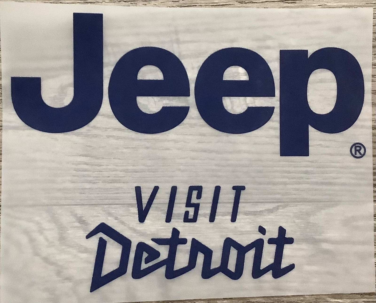 2025-26 JUVENTUS Sponsor JEEP VISIT DETROIT  patches 2.5” H * 11.5” W
