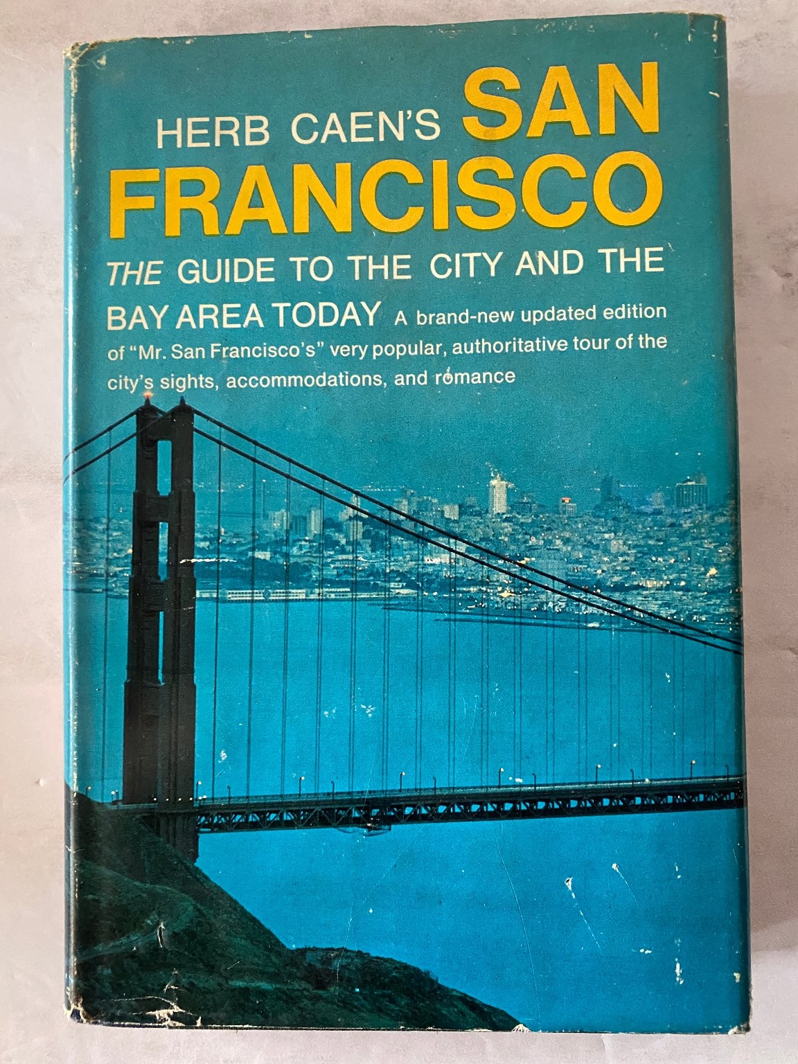Herb Caen\'s San Francisco Guide City Bay Area 1967 Doubleday Illustrated