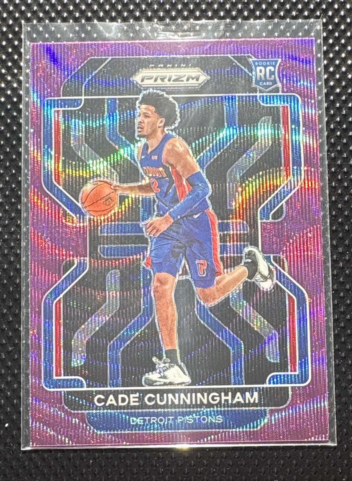 2021-22 Panini Prizm - Cade Cunningham #282 Purple Wave Prizm (RC) 2021-22 Panini Prizm - Cade Cunningham #282 Purple Wave Prizm (RC)