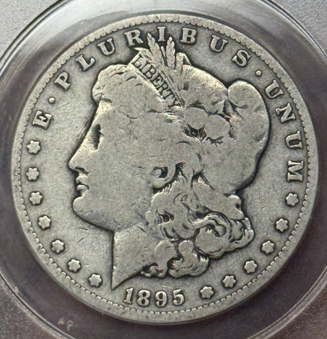 1895-S Morgan Silver Dollar VG08 ANACS - Key Date 1895 S VG8 Nice Coin 1895-S Morgan Silver Dollar VG08 ANACS - Key Date 1895 S VG8 Nice Coin