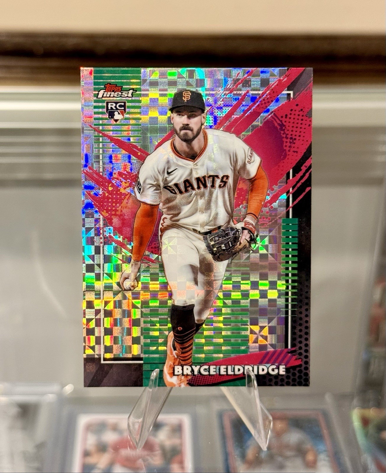 2026 Topps Finest BRYCE ELDRIDGE RC #211 X-FRACTOR “RARE Tier” Giants Rookie