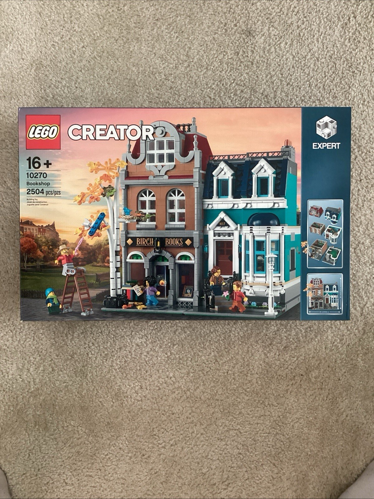 LEGO Creator Expert 10270 Bookshop Complete Set 2504pcs 16+ Brand New