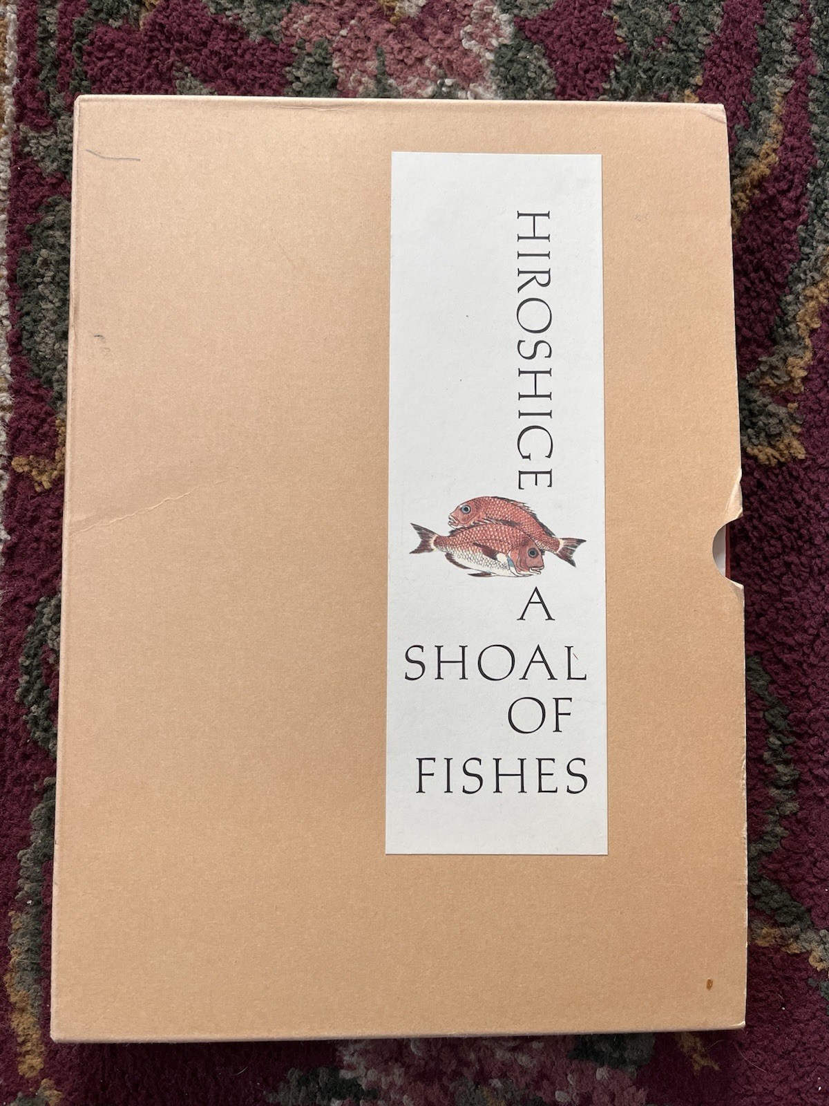 A Shoal of Fishes - Hiroshige, Ando. First Edition (1980).Cloth in Slipcase.