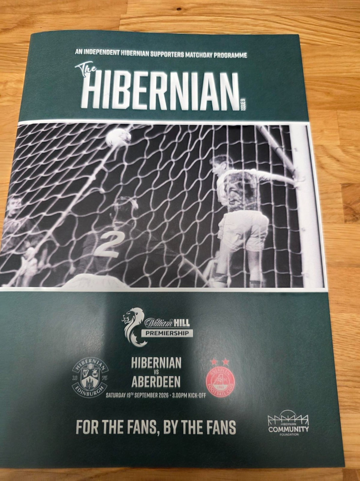 HIBERNIAN v ABERDEEN Sept 206