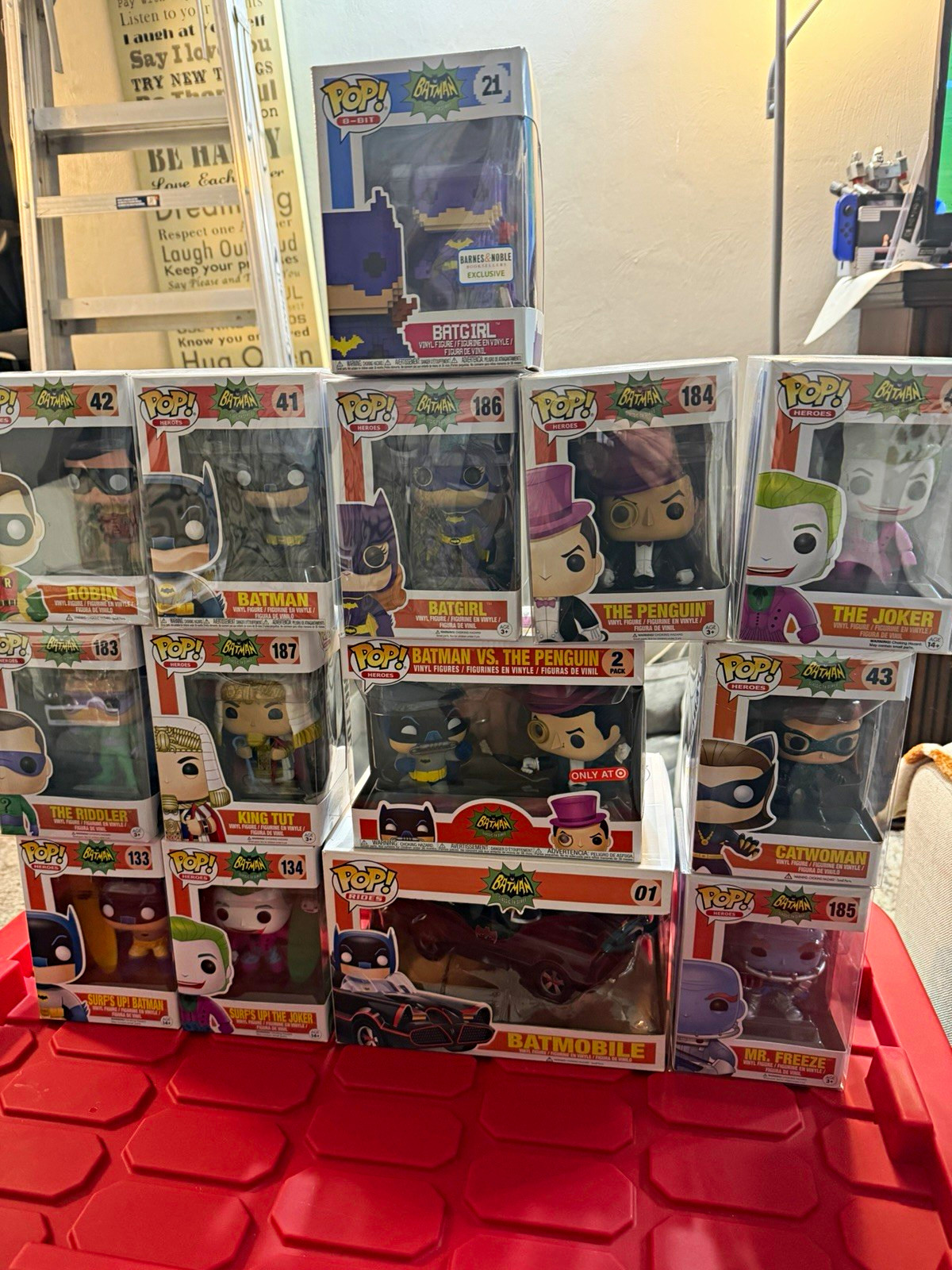Funko Pop Batman Classic TV Series Mixed Lot w/ Batmobile & 2-Pack Exclusives Funko Pop Batman Classic TV Series Mixed Lot w/ Batmobile & 2-Pack Exclusives