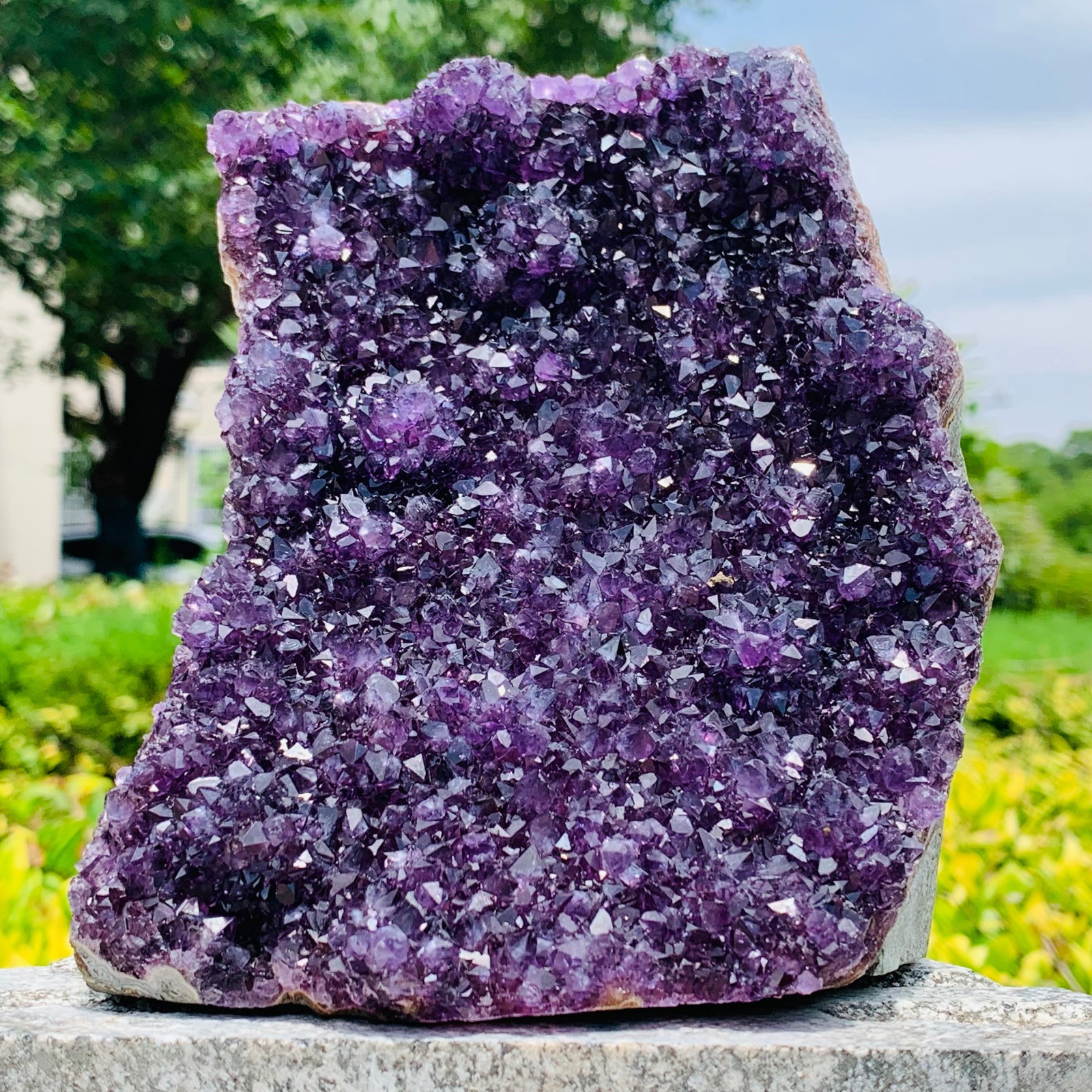 4.82LB High Quality Natural Amethyst quartz cluster crystal specimen Healing 4.82LB High Quality Natural Amethyst quartz cluster crystal specimen Healing