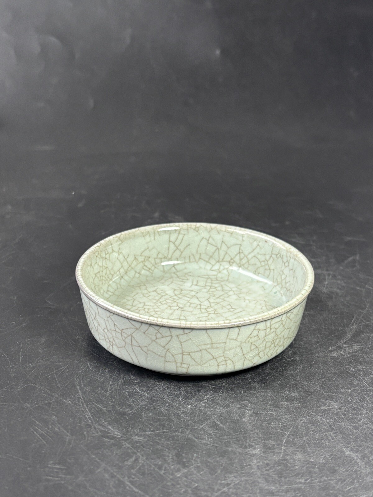 Chinese Ceramic Bixi Ru Ware Brush Washer Porcelain Dish 汝窑笔洗