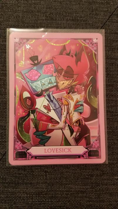 Hazbin Hotel Lovesick Radiostatic Fancard by Faeymouse