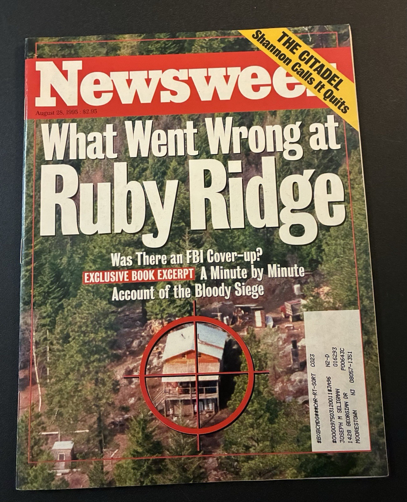 Newsweek Aug 28 1995 Ruby Ridge FBI Cover-Up Siege Vintage Magazine