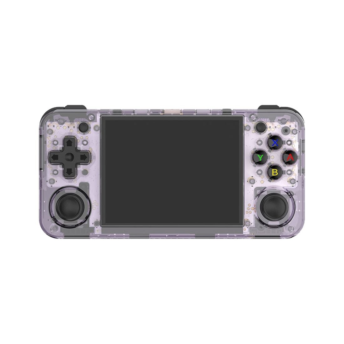 Anbernic RG35XXH RETRO HANDHELD With Upgraded 64GB Card - Clear Purple 