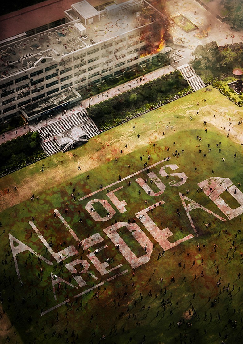 Large A0 A1 A2 A3 A4 All Of Us Are Dead Korean Netflix Zombies Wall Art Poster