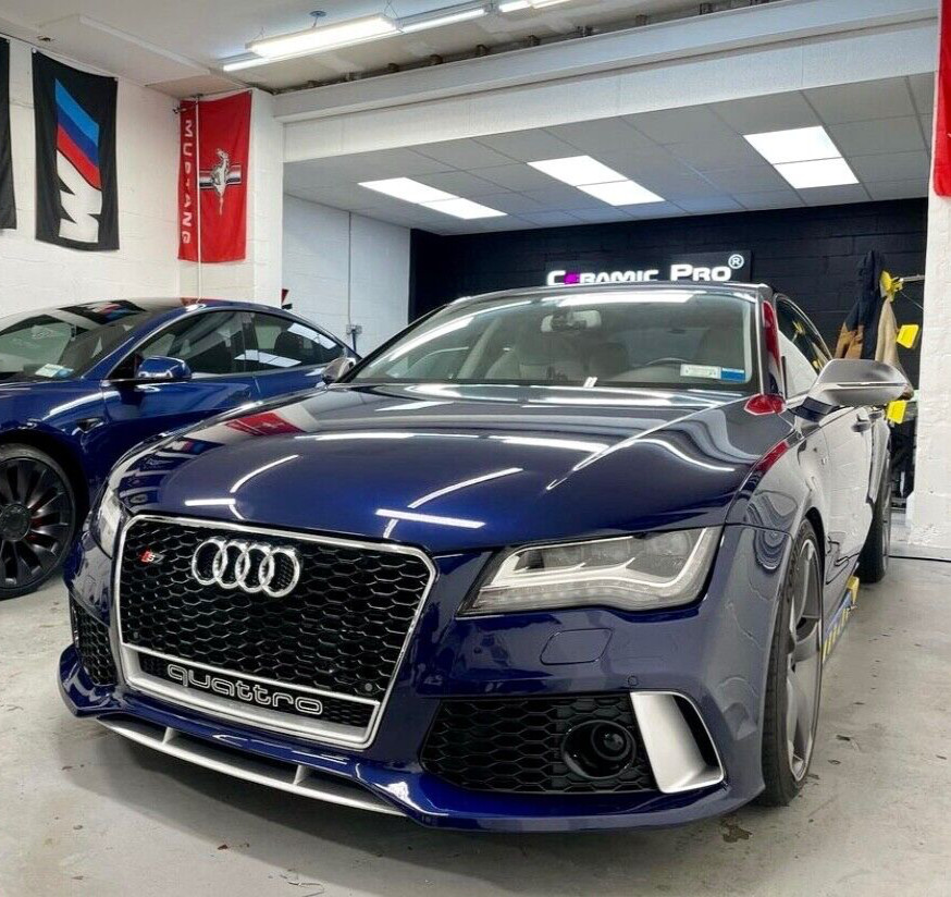 BKM RS7 Style Front Bumper set silver option, fits Audi A7 S7 RS7 C7.0