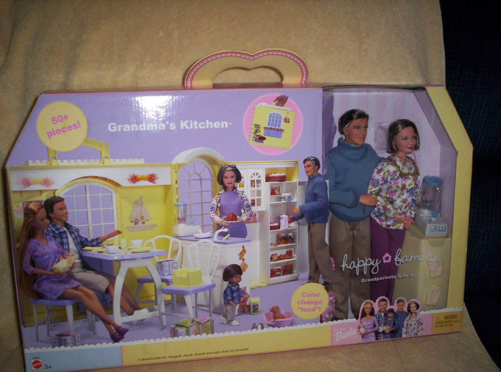 2003 Barbie Happy Family Grandma\'s Kitchen 2003 Barbie Happy Family Grandma\'s Kitchen
