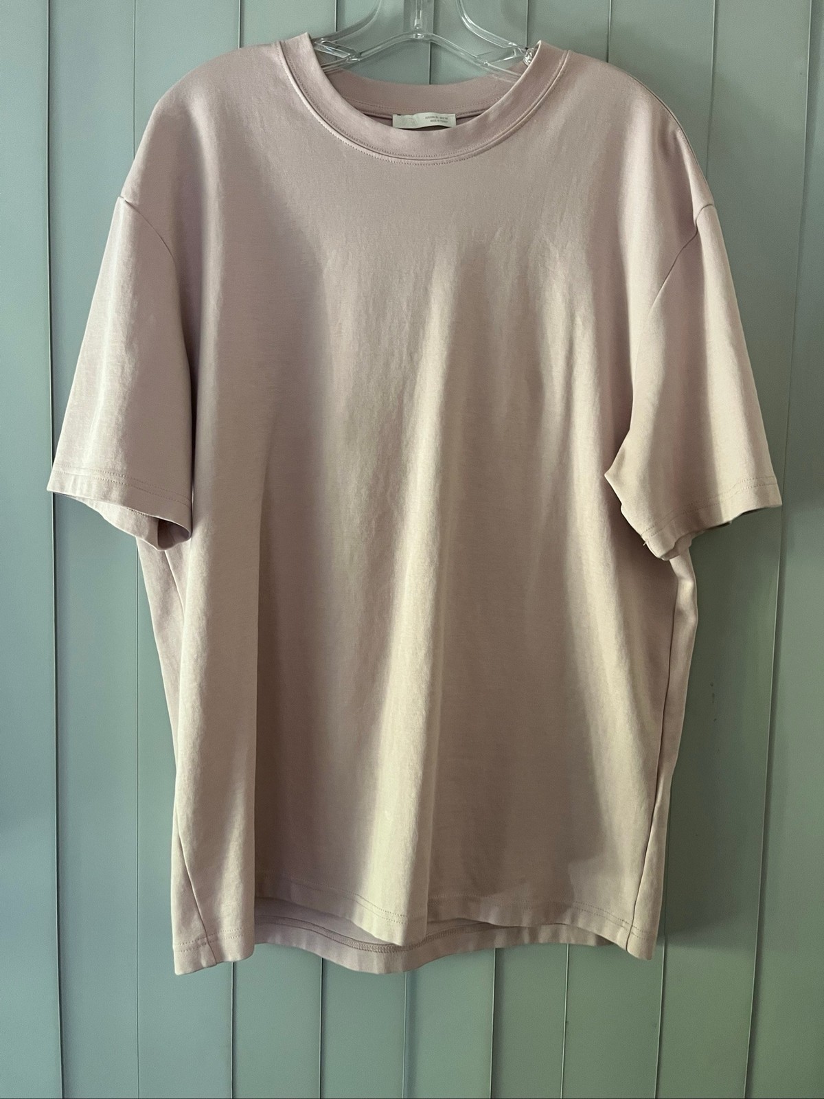 Zara Men’s Pink Cotton T-shirt XL