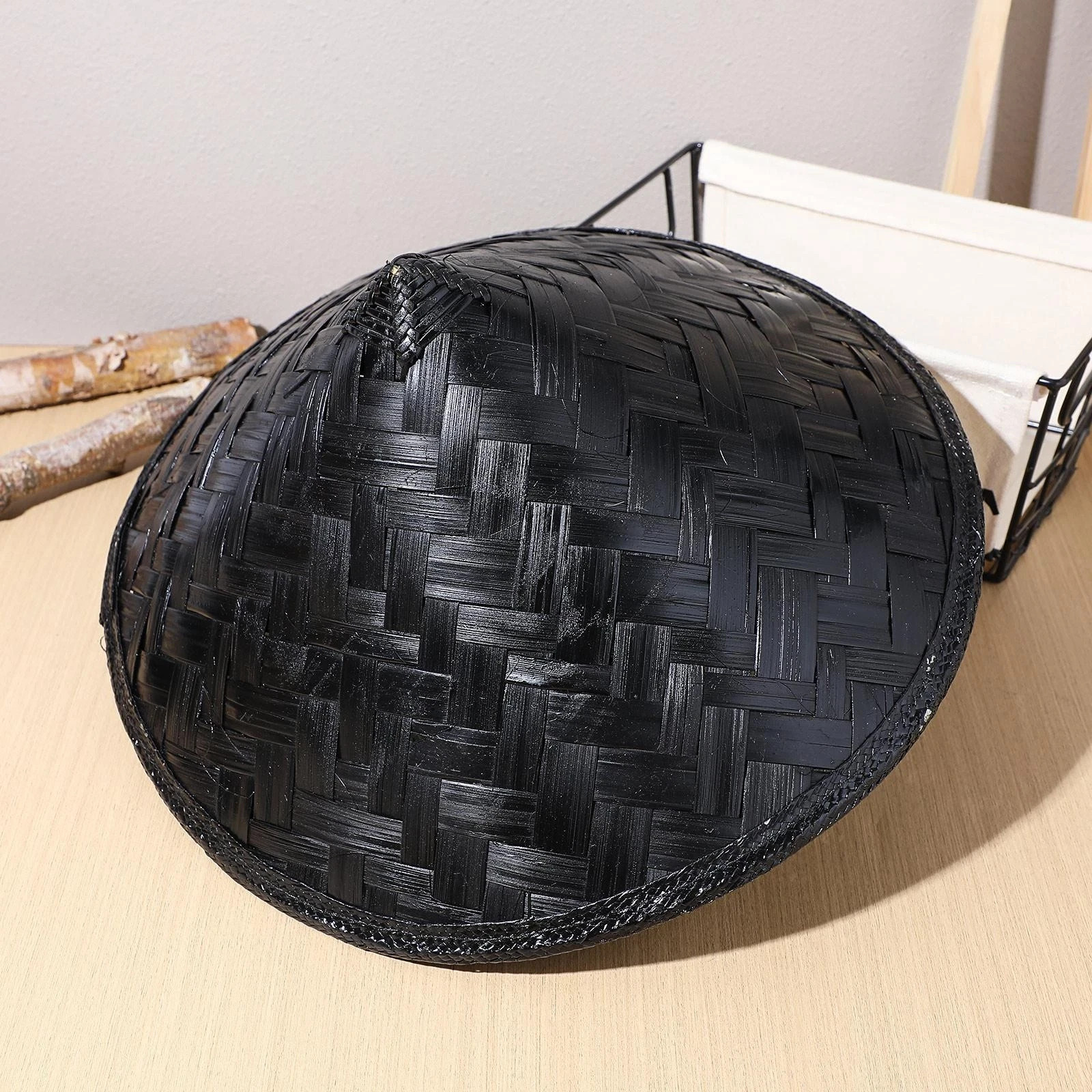 Hat Samurai Straw Ninja Chinese Cosplay Japanese Rice Asian Bamboo Conical Hats
