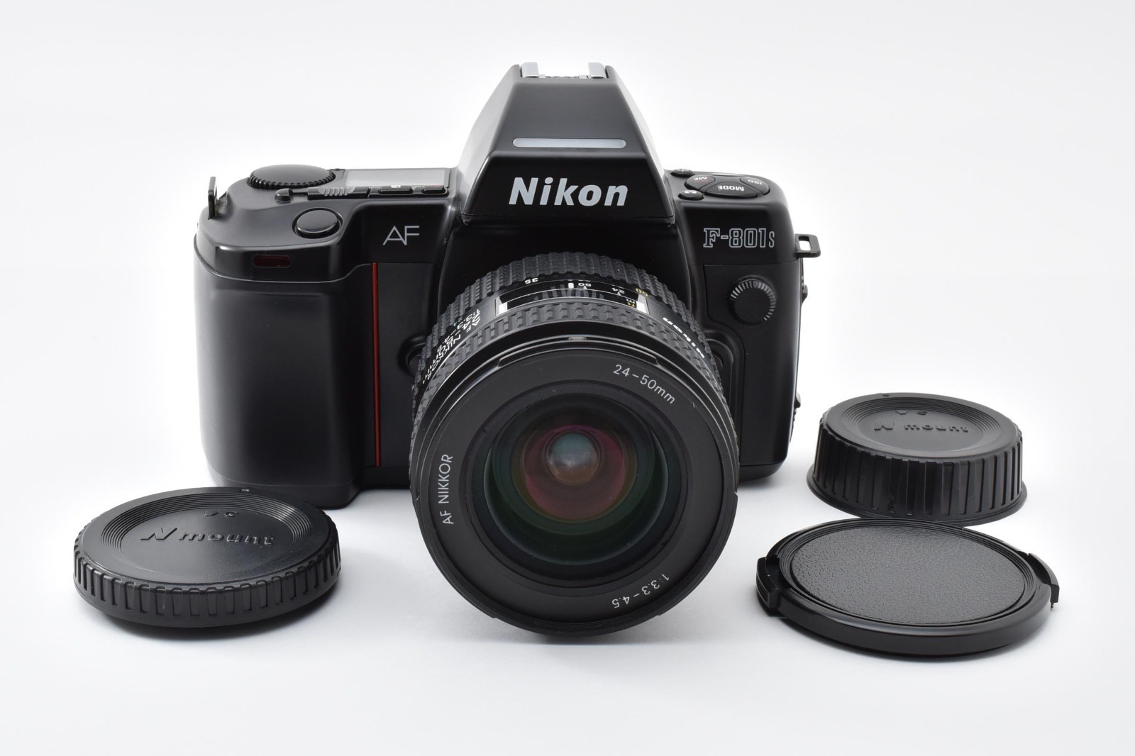 [MINT Tested] Nikon F-801s SLR Film Camera AF NIKKOR 24-50mm Lens From JAPAN