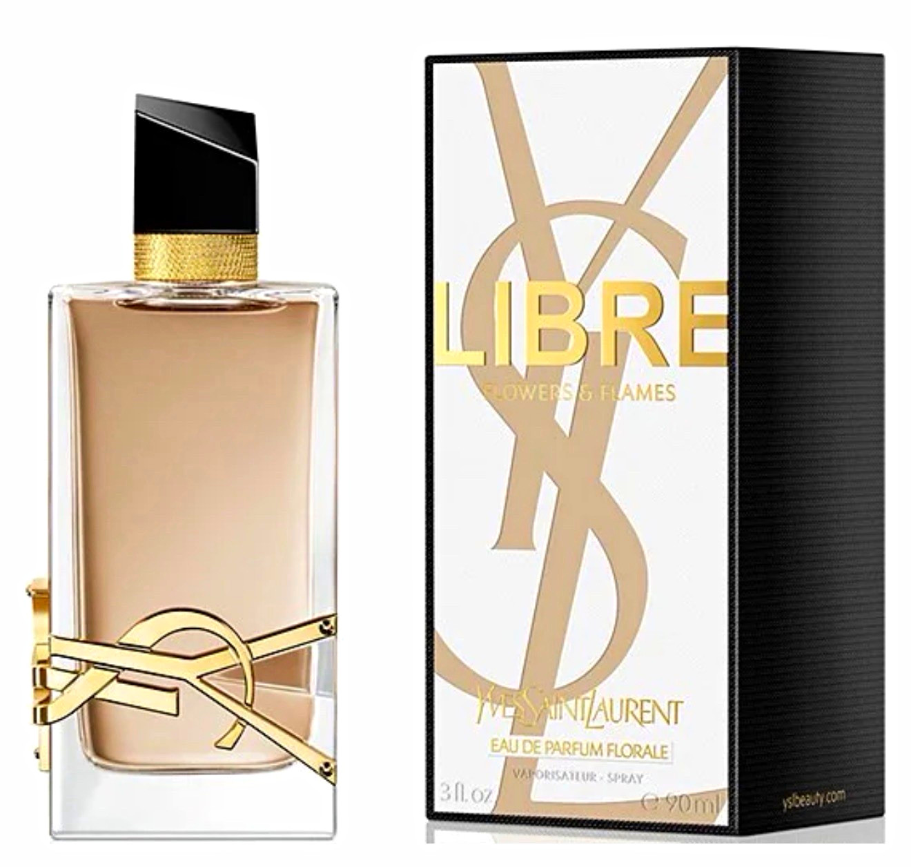 Yves Saint Laurent Libre Flowers & Flames Eau de Parfum Spray, Regular Size 3 oz