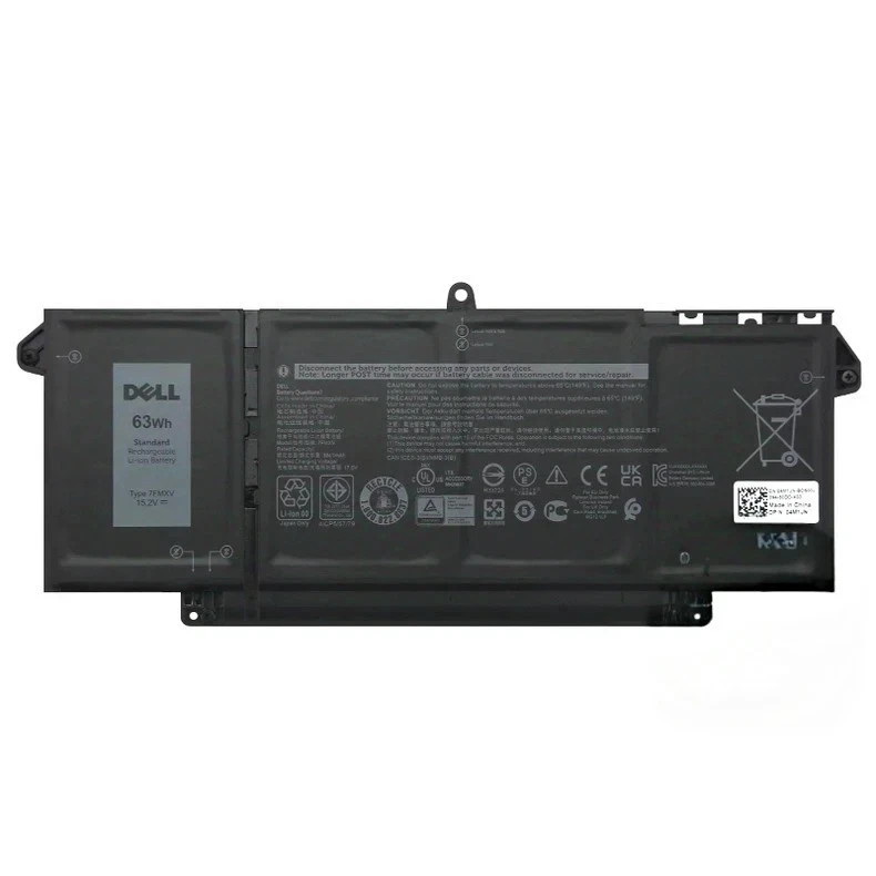 Genuine OEM 63Wh 7FMXV Battery For Dell Latitude 5320 7320 7420 7520 4M1JN TN2GY
