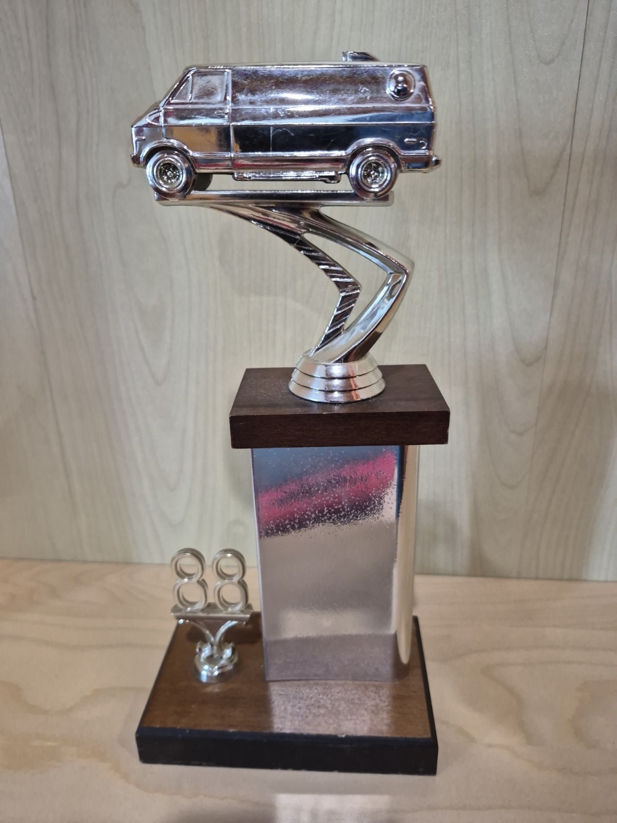 Rare 1987 Vintage Car Show Trophy Full Size Van Topper 