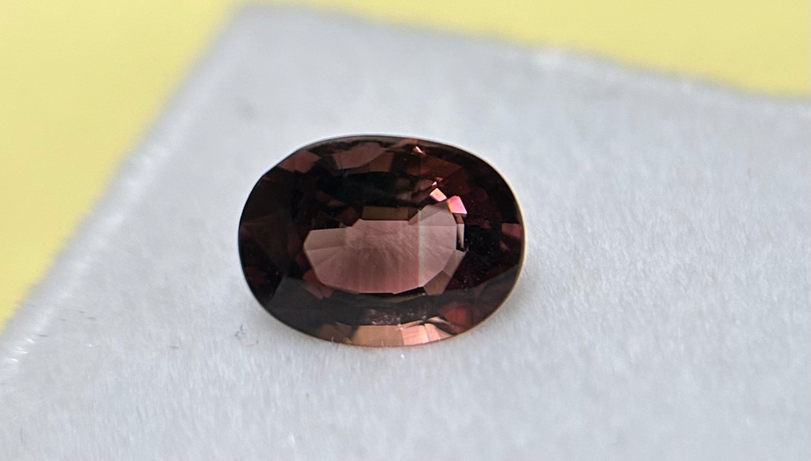 1.38 Ct Natural Pink Tourmaline Gemstone 6x8mm Oval Cut w/ Certificate & Jar
