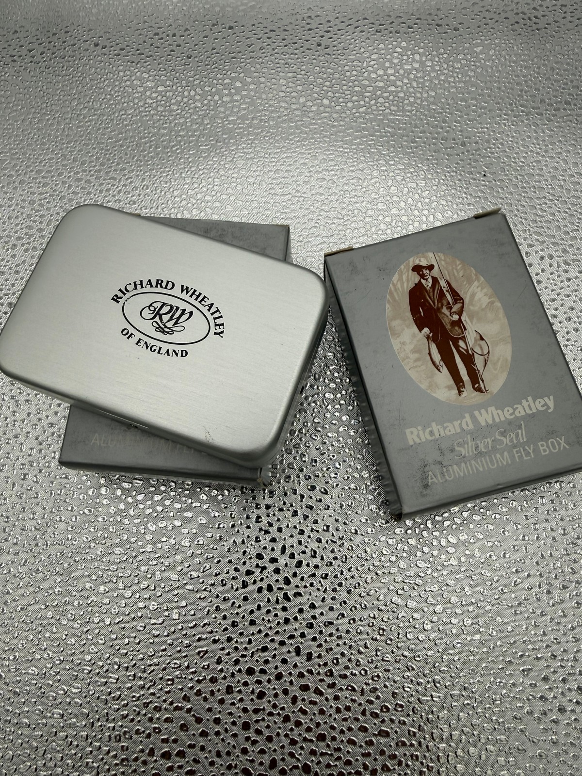 BRAND NEW Richard Wheatley Silver Seal Aluminum Fly Box 1301F
