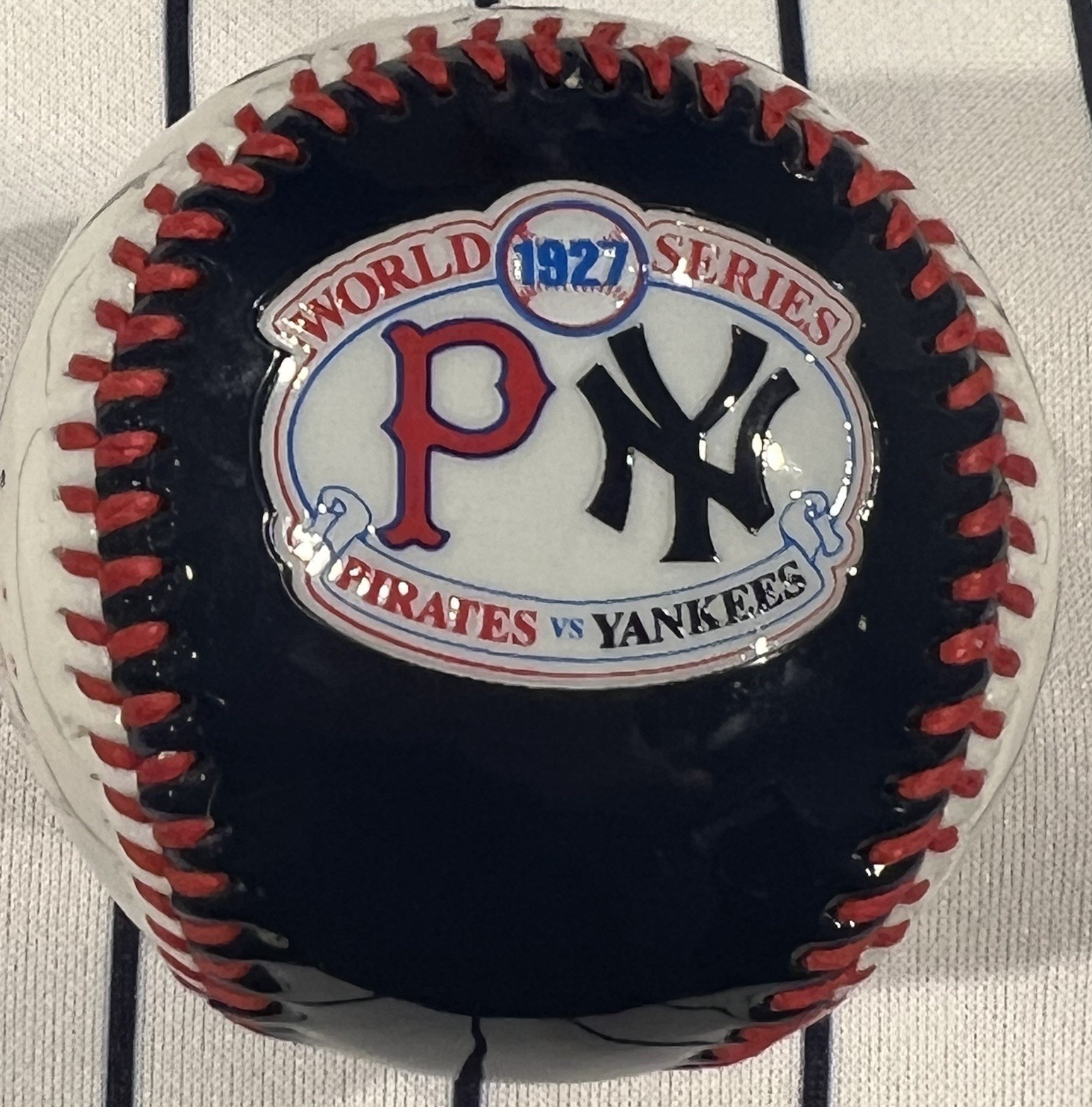 1927 World Series Pittsburgh Pirates V. New York Yankees Souvenir Baseball Ball
