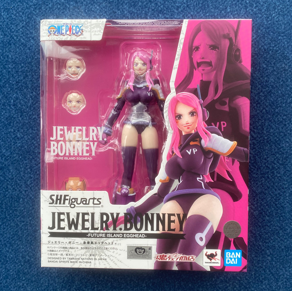 Bandai S.H.Figuarts ONE PIECE JEWELRY BONNEY Future Island Egghead Model Toys