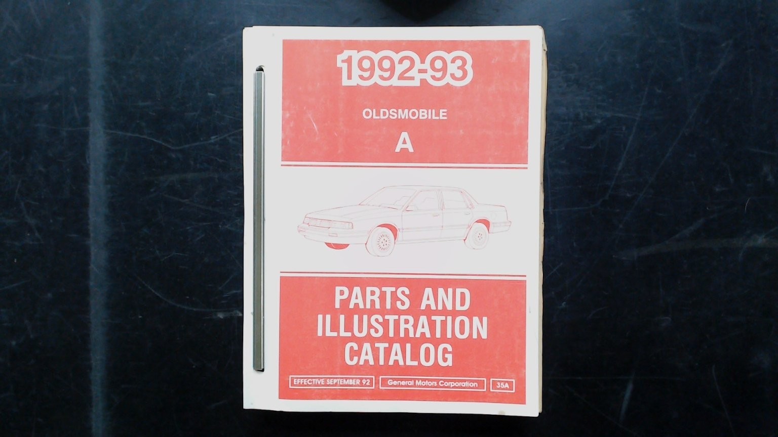 Oldsmobile A 1992-93 Parts Illustration Catalog 35A GM Manual